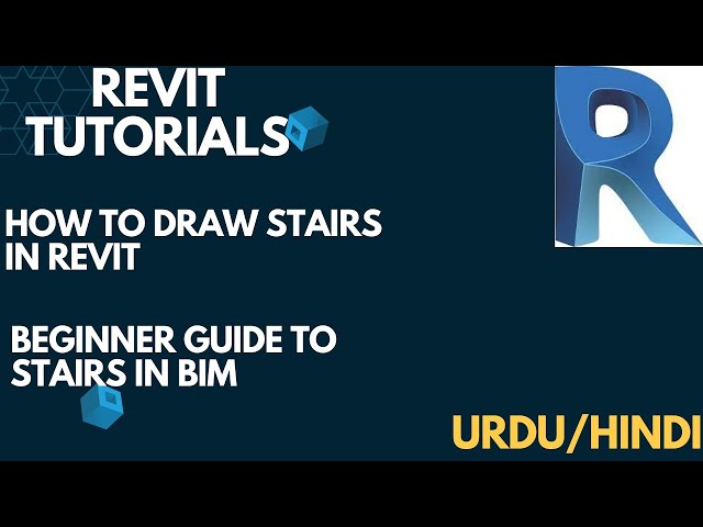 HOW TO MODEL STAIRS IN REVIT | STAIRS IN BIM | BEGINNER GUIDE TO STAIRS | URDU/HINDI