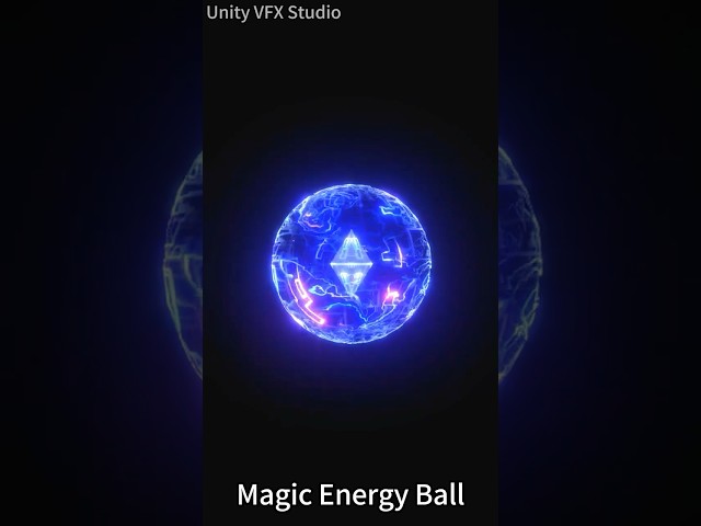 Unity Game VFX:Magic Energy Ball #gamevfx