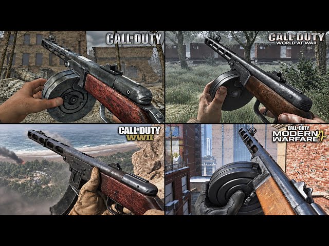 PPSH-41 EVOLUTION | Call of Duty Games (2003–2026) | 4K 