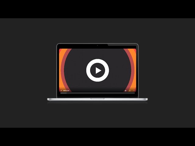 Video inside of Laptop Using HTML & CSS