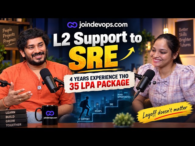L2 Support to SRE 35 LPA in 4 Years — Full Career Journey | DevOps Siva