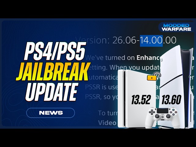 PS4/PS5 Jailbreak Update: 14.00 Patch Released, theflow quits the scene & 13.60 Jailbreak Preview.
