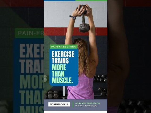 Exercise Trains More Than Muscle. #BrainHealth #Neuroplasticity #ExerciseForBrain #NorthbrookChiro