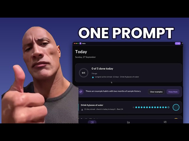 1shot a desktop & mobile app with AI