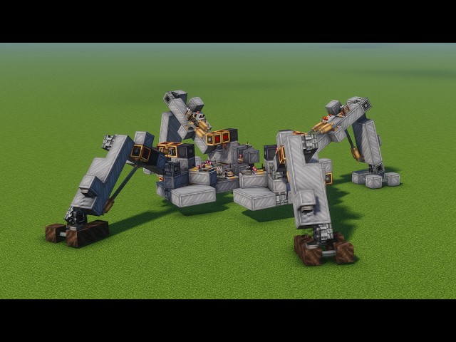 making a giant spider mech with create aeronautics
