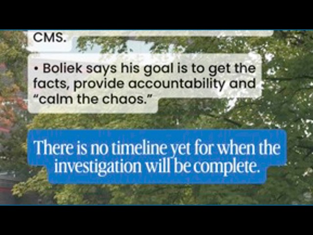 State auditor investigating CMS finances after leadership shakeup