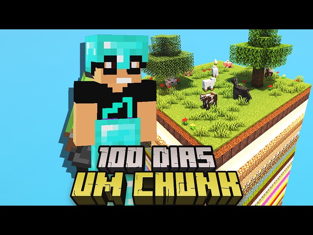 I SURVIVED 100 DAYS IN A CHUNK IN MINECRAFT - THE MOVIE
