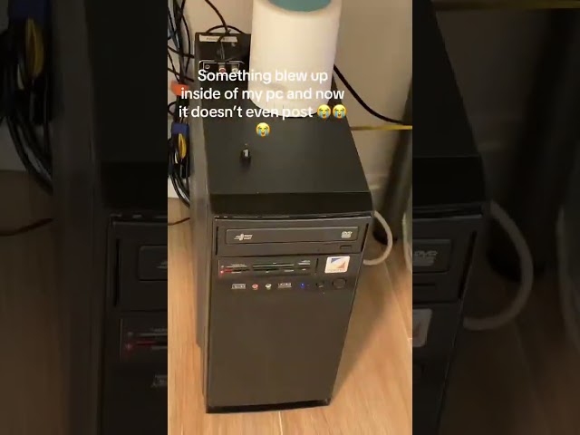 🔥 My PC Stopped Working, Guys! 😱💻 #pcbuild #tech #shorts
