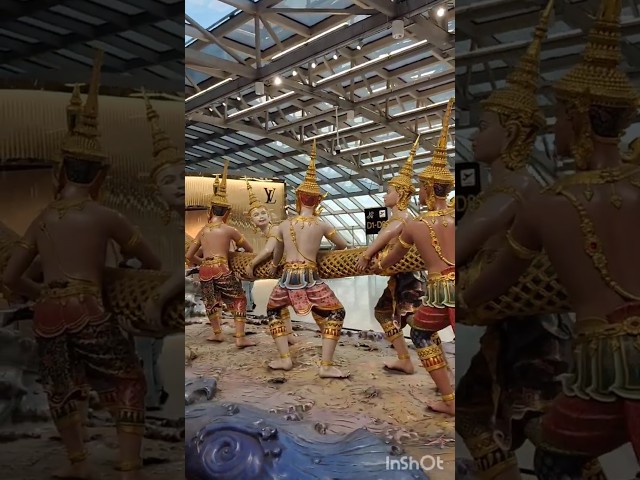 Churning of the Ocean #shorts #hinduism  #suvarnabhumiairport #bangkoktravel #globalhinduism