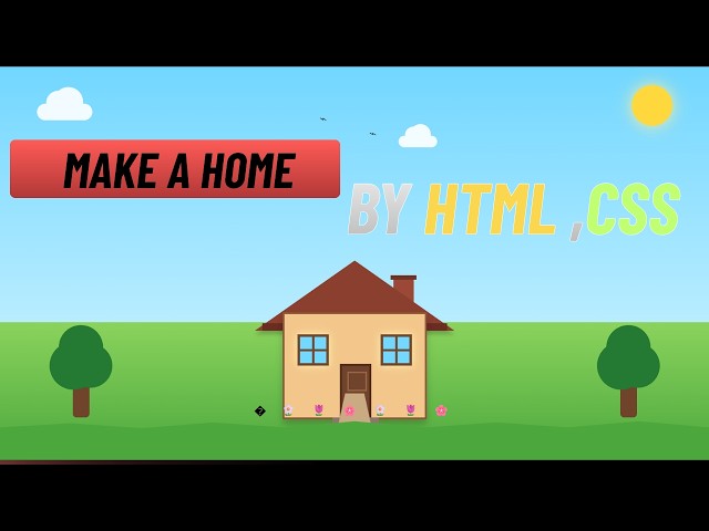 how to create a sweet home by HTML, CSS | Amazing House Design Using HTML & CSS 🔥 | #css  #html
