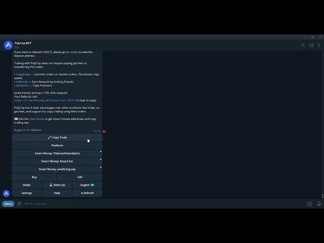 How to Use PolyCop   Telegram Bot for Polymarket Copy Trading