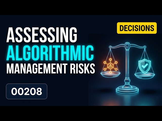 VTE00208 2026-04-06 Assessing Algorithmic Management Risks and Developing an HRDD Program at...