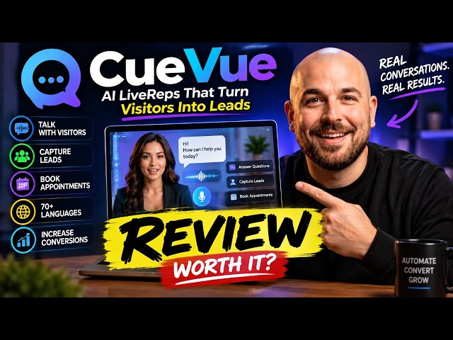 CueVue Review: Is It Worth It? Honest Review + Demo 🔴 CueVue Review + OTO + BONUS