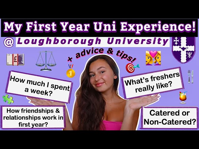 First Year Uni Experience at Loughborough University! + UNI ADVICE & TIPS! Halls, Freshers, Review..