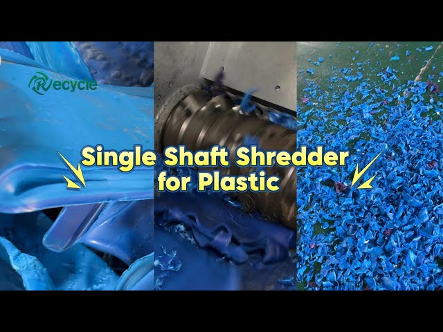 Single-Shaft Shredder VS Tough Materials | Destruction Test