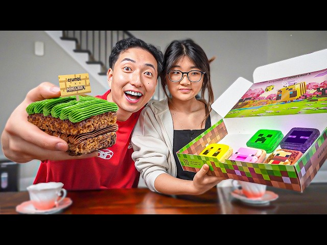 MINECRAFT CRUMBL COOKIES TASTE TEST!