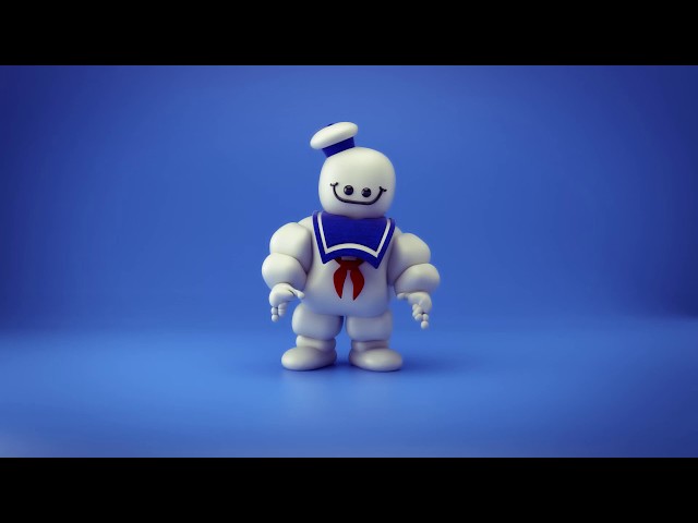Stay Puft Marshmallow Man dancing