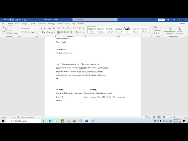Azure MS SQL DBA | Day 1