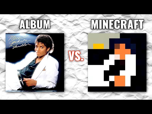 I Remade Iconic Album Covers IN MINECRAFT