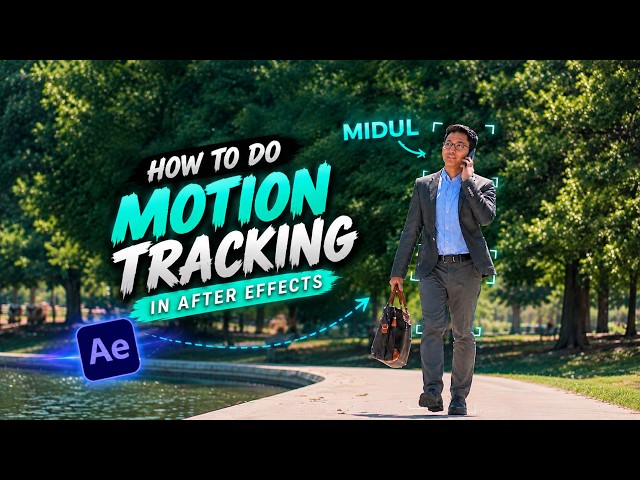 After Effects Motion Tracking একদম সহজে! 🔥 | Bangla Tutorial