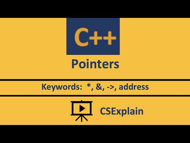 1. Pointers C++