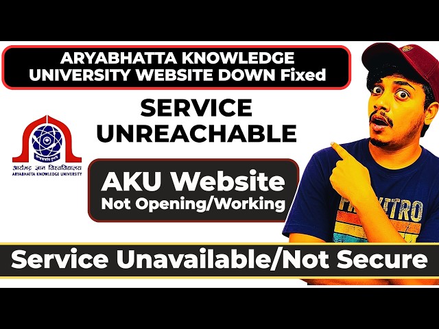 Aku Website Not Working How To Fix | Aku Website Server | Aku Website Http 503 Service Unavailable