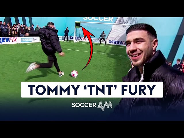 Tommy Fury SMASHES in his penalty! | Soccer AM Pro AM with Eni Aluko