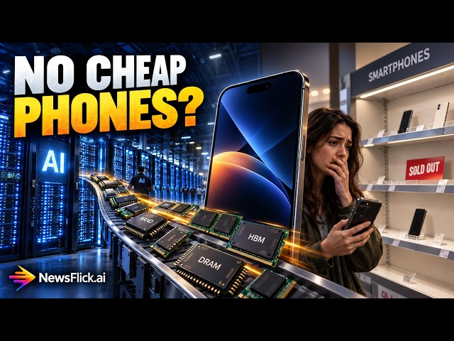 What If Cheap Smartphones Disappeared? The AI Memory Shortage Explained