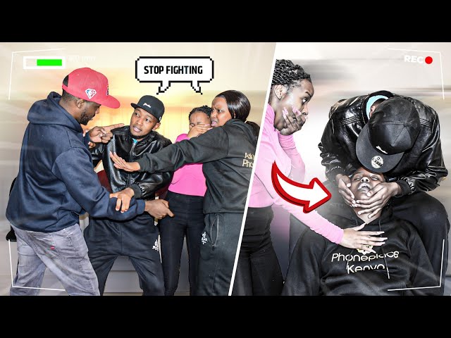 Fighting in front of The Bulls Family Prank! //Dorea Chege Fainted!😭 *Hillarious*