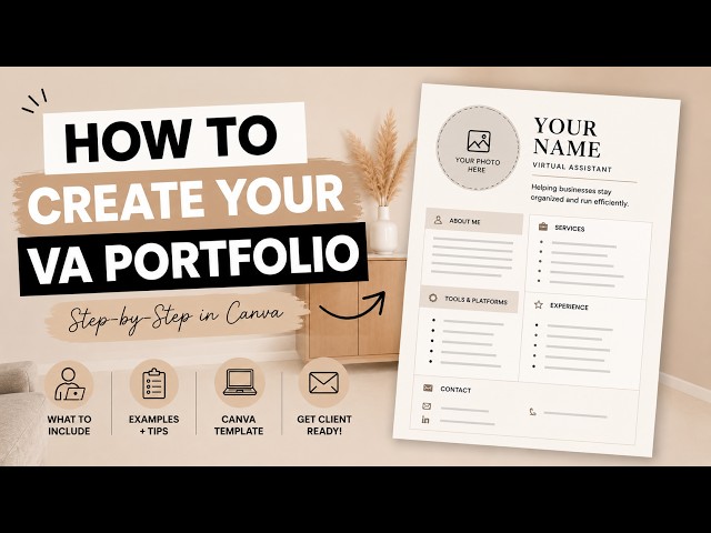 How to Create a Basic Virtual Assistant Portfolio