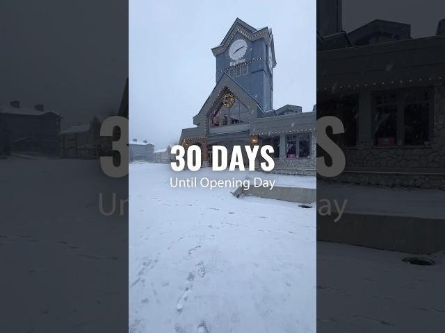 Just 30 days until Opening Day! Let it SNOW, LET IT SNOW!!!⁣⁣ #bigwhite #skibigwhite #skiresort