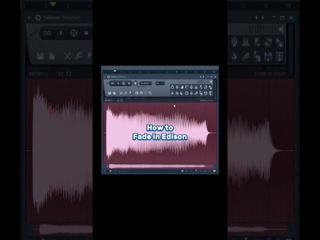 How to Fade in Edison Fl Studio #shorts #feedshorts #flstudio