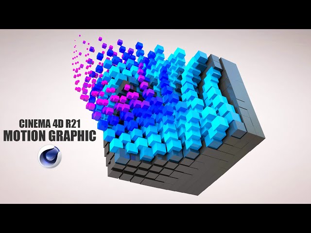 Cinema 4D R21 Tutorial - MoGraph Animation
