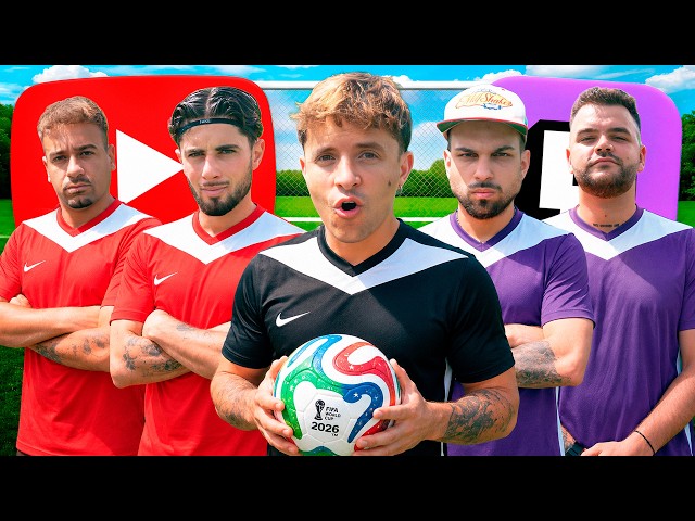 Youtubers VS Streamers… #3 in FOOTBALL CHALLENGES Who are BETTER? 🧐⚽️