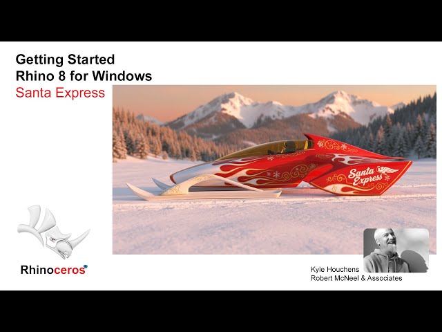 Getting Started with Rhino 8- Santa rocket