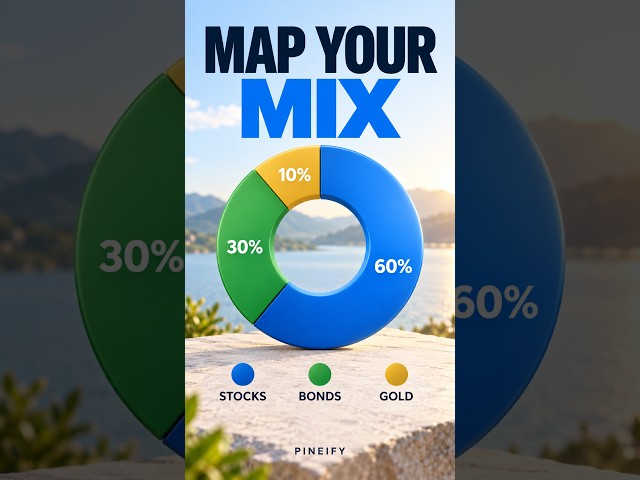 Map a 60/30/10 Portfolio in One Chart | Pineify #Shorts #tradingview #aitrading #stock