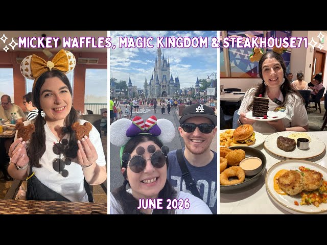 Churro Waffles! Riding The New Big Thunder & Buzz, Steakhouse 71 Lunch & Universal Fail! | D3 JUN26