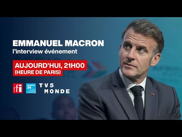 REPLAY : Interview événement d'Emmanuel Macron en clôture du sommet "Africa Forward" • FRANCE 24