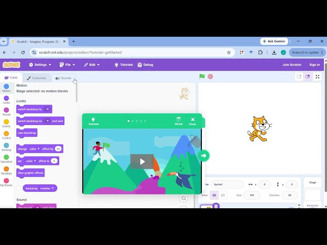 Introduction to the Scratch Website