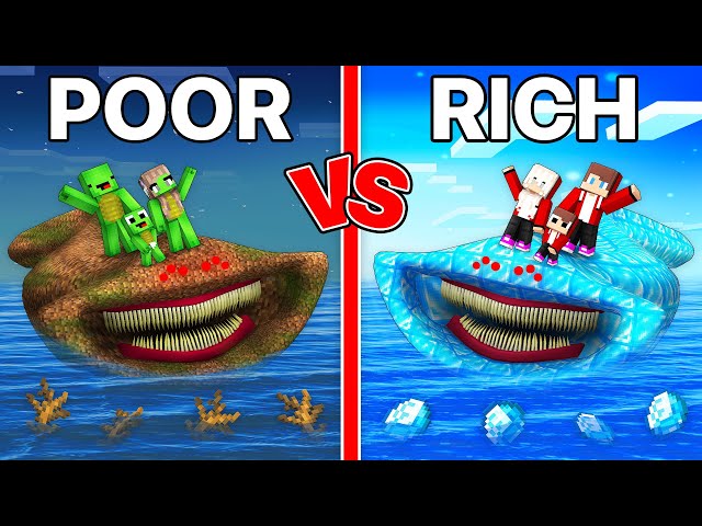 JJ's RICH EL GRAN MAJA vs Mikey's POOR EL GRAN MAJA Survive Battle in Minecraft - Maizen
