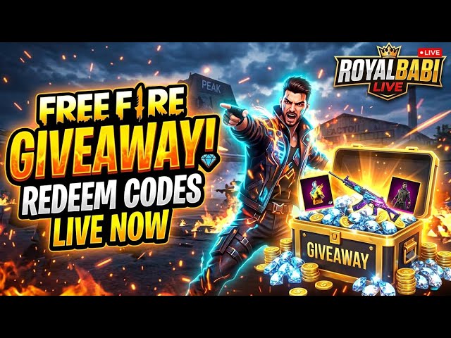 3 KILLS + BOOYAH REDEEM CODE GIVEAWAY LIVE FREEFIRE LIVE