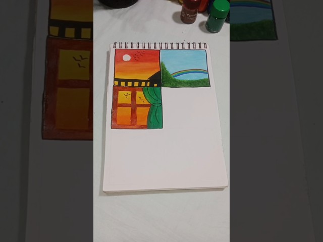 😱poster colour series Day 3 painting tutorial video #shorts #shortvideo #viral #drawing #artist #art