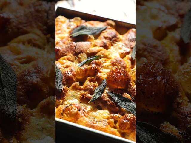 Pumpkin & Brown Butter Focaccia 🍂