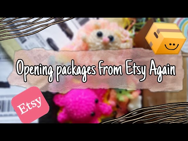 Opening Packages from Etsy again (Rainbowloom)