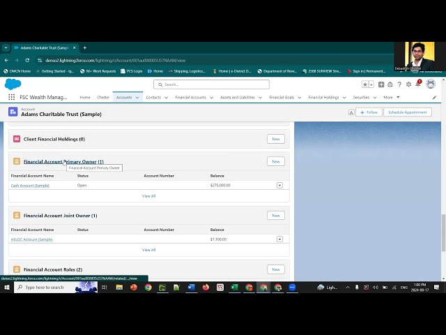 Financial Services Cloud (FSC) Salesforce Trust data management