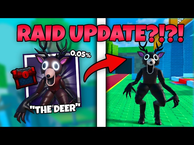 I GOT THE 0.05% DEER in the NEW SLOP TOWER DEFENSE RAID UPDATE (Roblox)