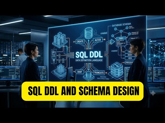 SQL DDL Explained: CREATE, ALTER, DROP & Schema Design