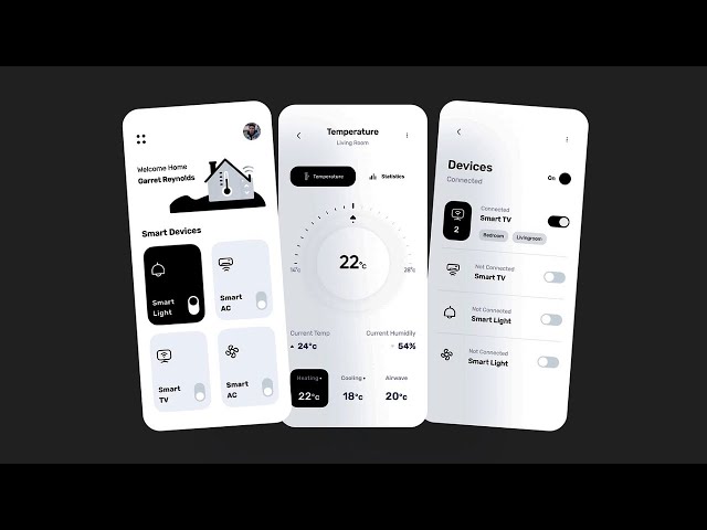 📱 Modern Smart Home UI • Flutter Tutorial ♥