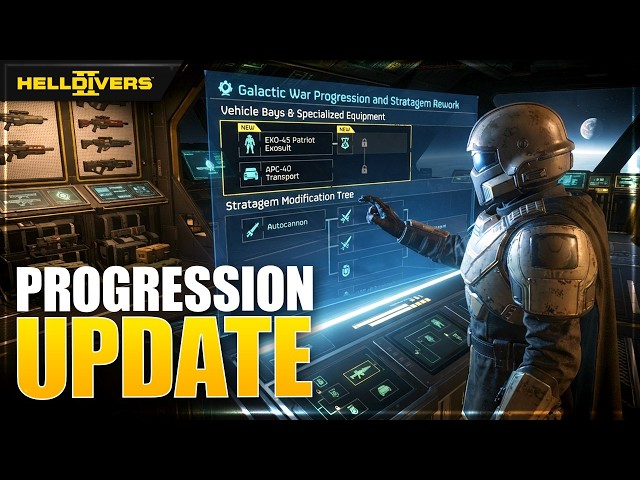 Helldivers 2 Major Update With New Vehicles And Ship Module Progression