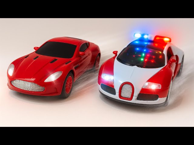 [ASMR Unboxing] INSANE RC Drift Spray Car – Racing Car, 3D Police Car & LED Helicopter | RC ASMR